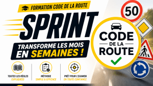 Formation accéléré Code de la Route -"SPRINT"
